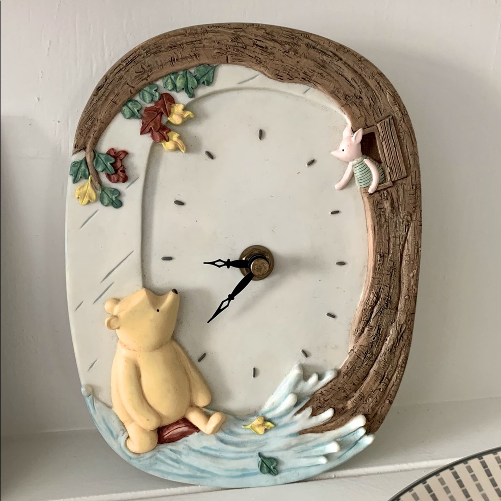 Winnie the Pooh vintage ceramic clock